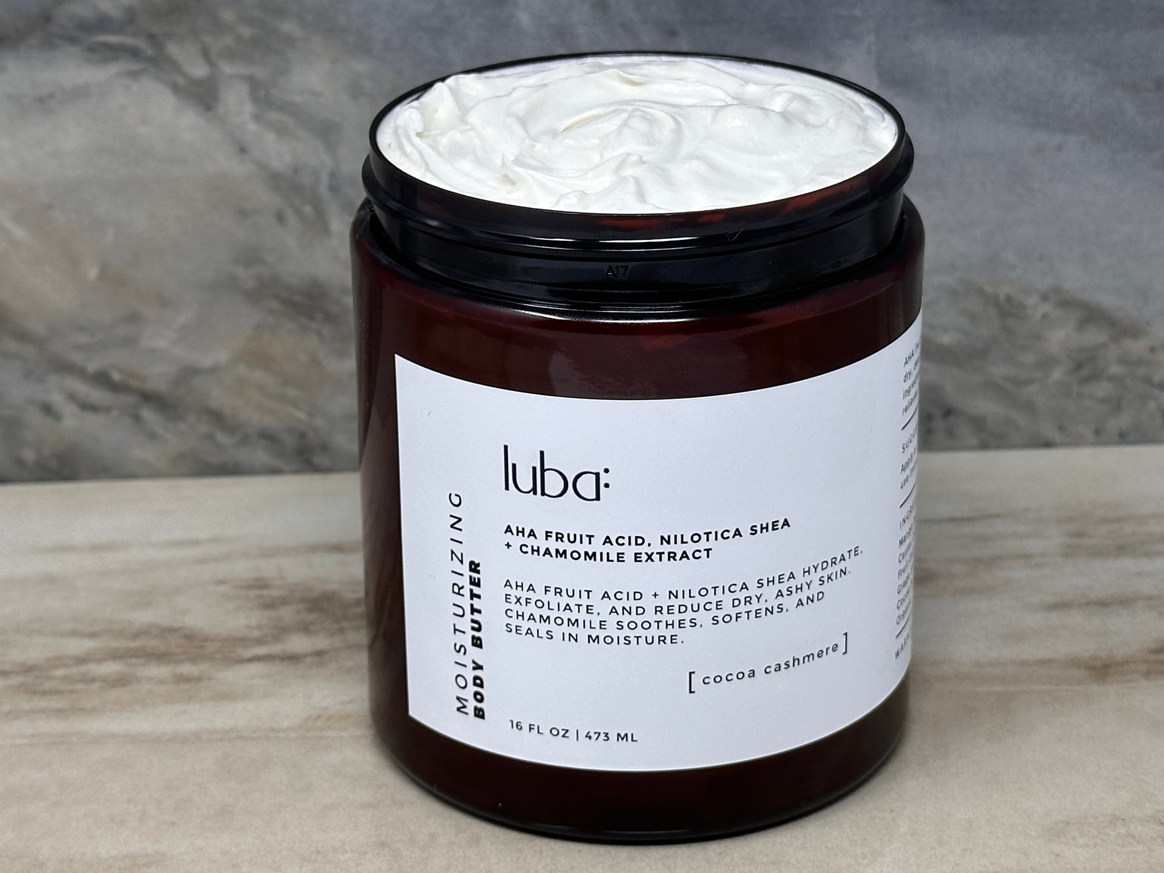 AHA Fruit Acid + Nilotica Shea Moisturizing Body Butter